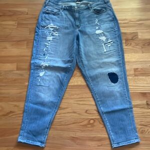 Lane Bryant Mid Rise Boyfriend  Denim Sz 22 A15‎
